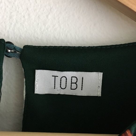 3/$15- Tobi Floral Print Mini‎ Shift Dress Lined Sh - Picture 2 of 6